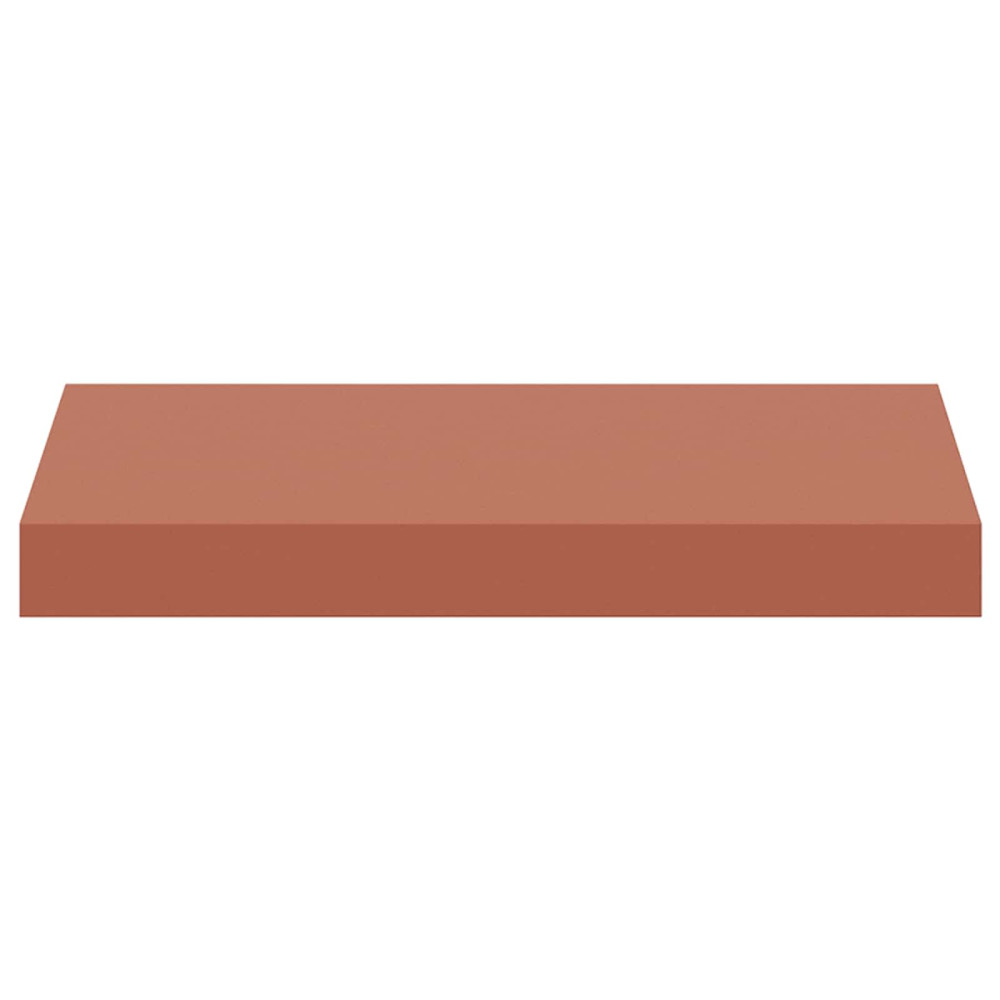 Produktbild för Vägg hylla 2 pcs Röd 40 x 23,5 x 4 cm Konstruerat trä