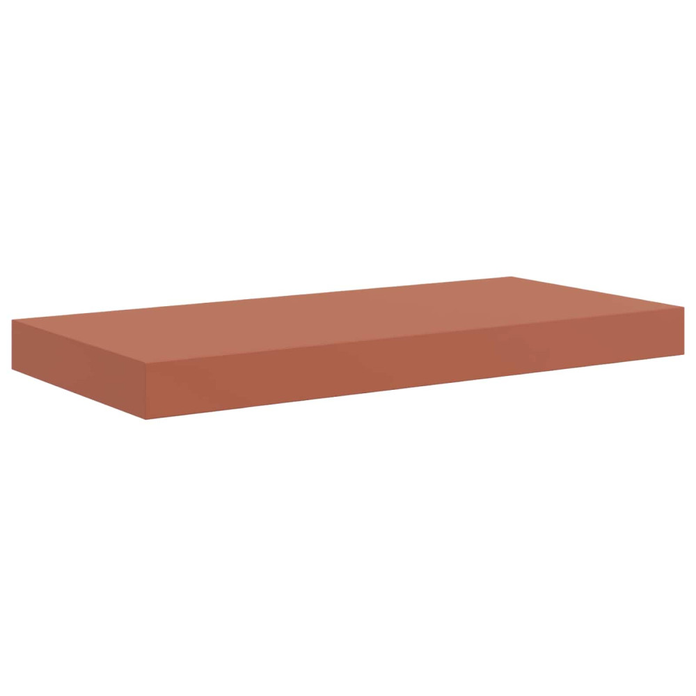 Produktbild för Vägg hylla med lagring 2 pcs Röd 50 x 23 x 4 cm Konstruerat trä