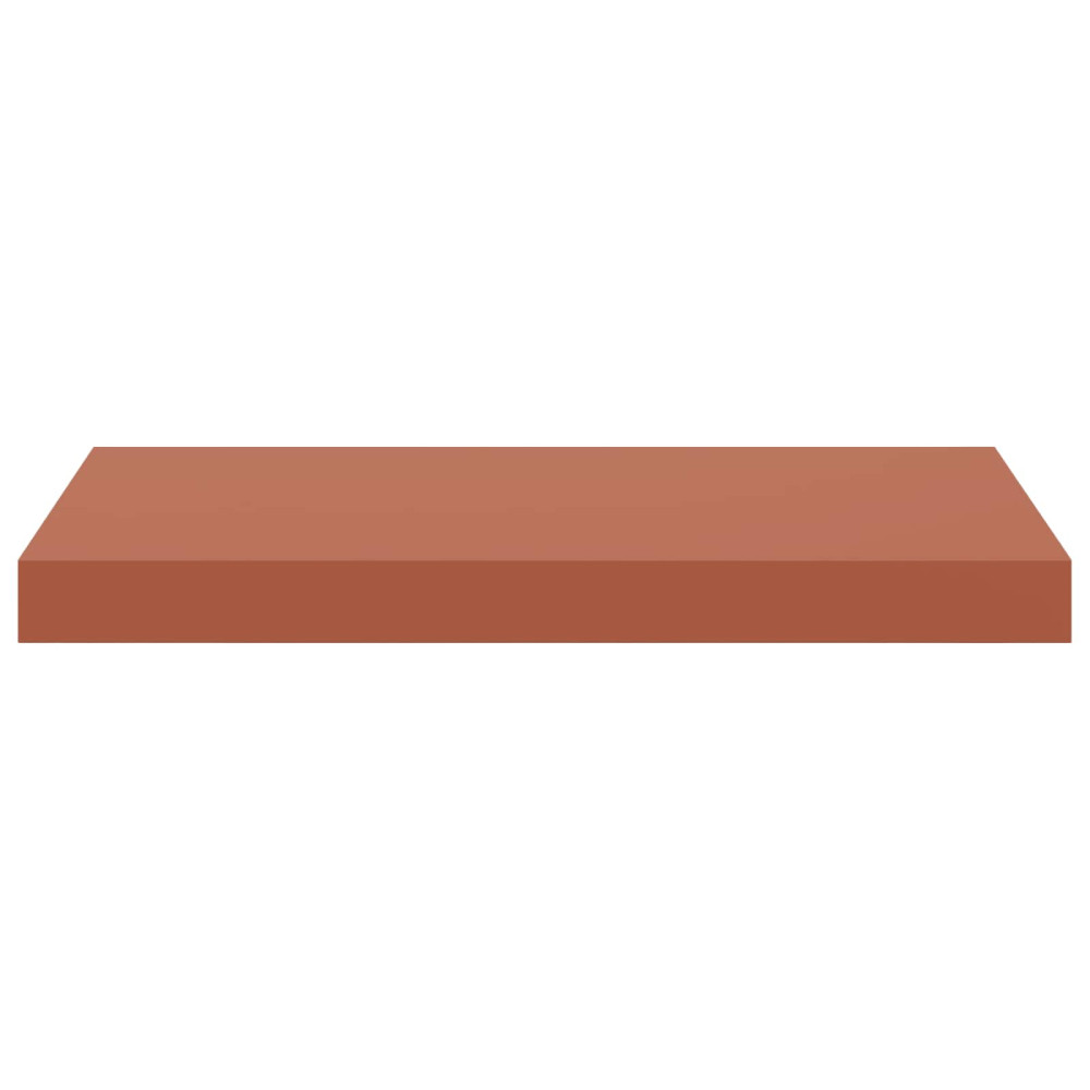 Produktbild för Vägg hylla med lagring 2 pcs Röd 50 x 23 x 4 cm Konstruerat trä