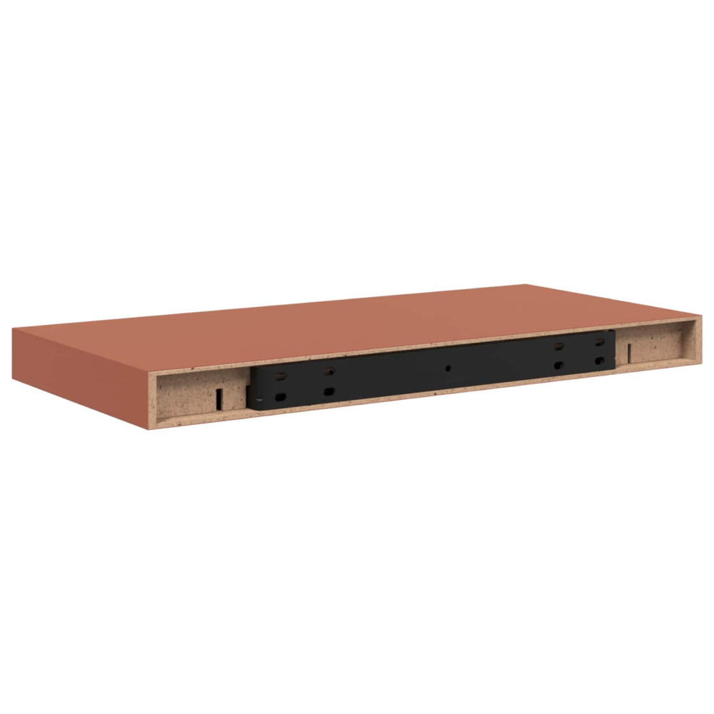 Produktbild för Vägg hylla med lagring 4 pcs Röd 50 x 23 x 4 cm Konstruerat trä