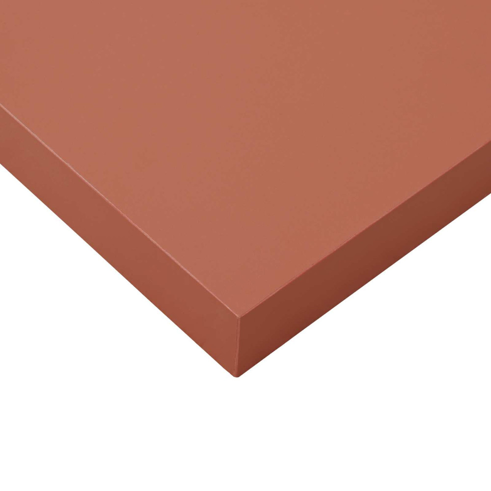 Produktbild för Vägg hylla med lagring 2 pcs Röd 60 x 23 x 4 cm Konstruerat trä
