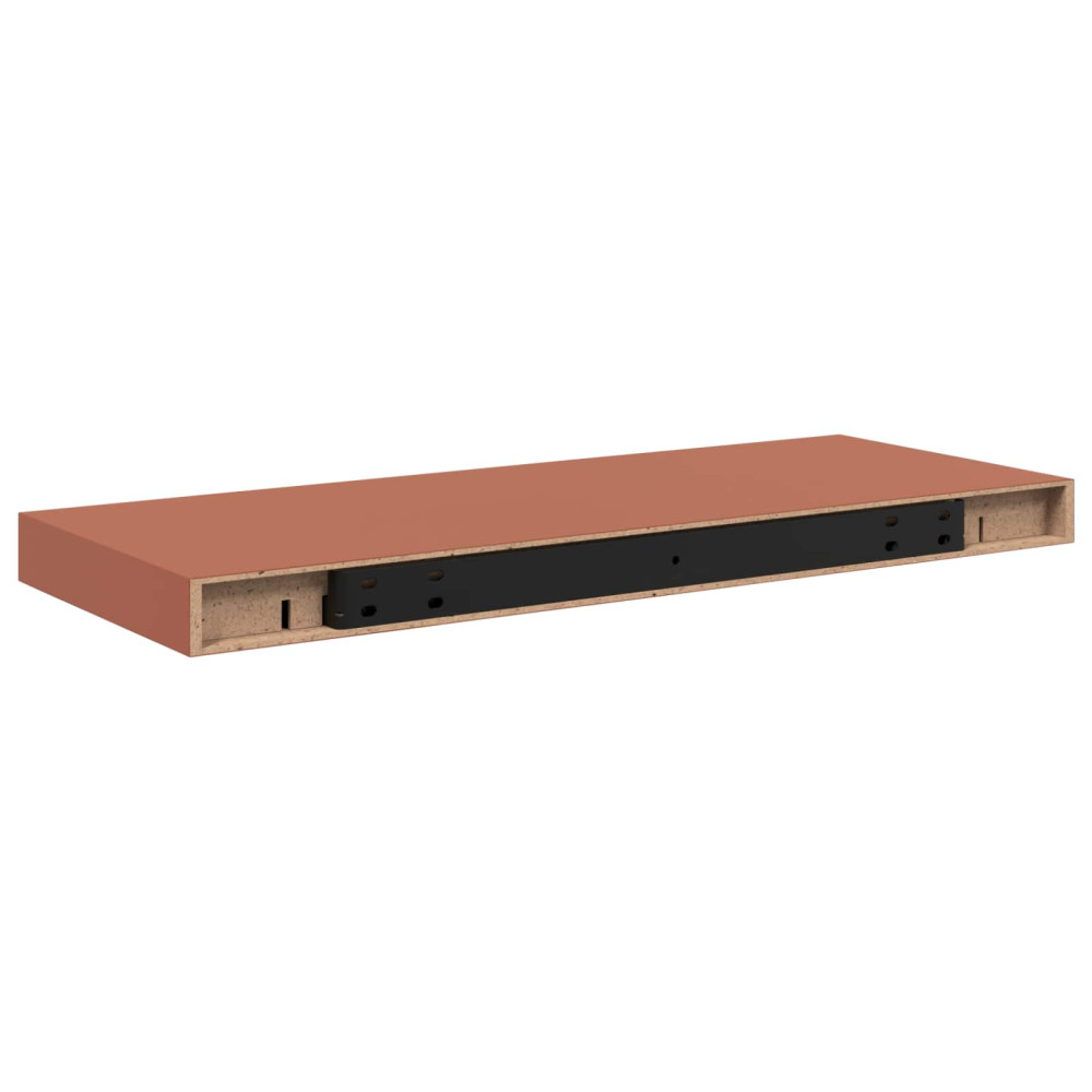 Produktbild för Vägg hylla med lagring 4 pcs Röd 60 x 23 x 4 cm Konstruerat trä