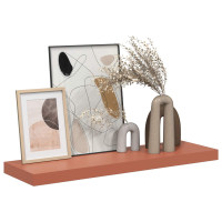 Produktbild för Vägg hylla Väggmonterad Röd 80 x 23,5 x 4 cm Konstruerat trä