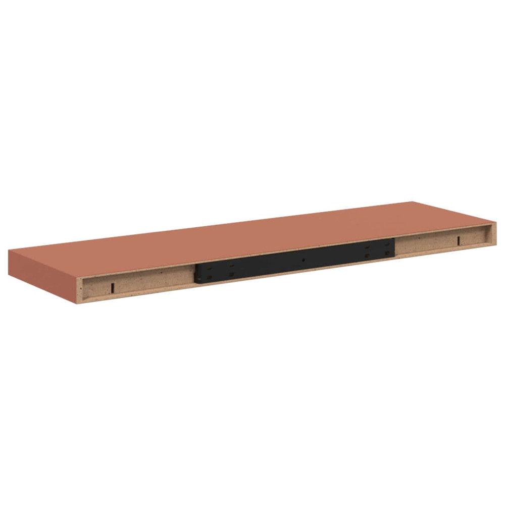 Produktbild för Vägg hylla Väggmonterad Röd 80 x 23,5 x 4 cm Konstruerat trä