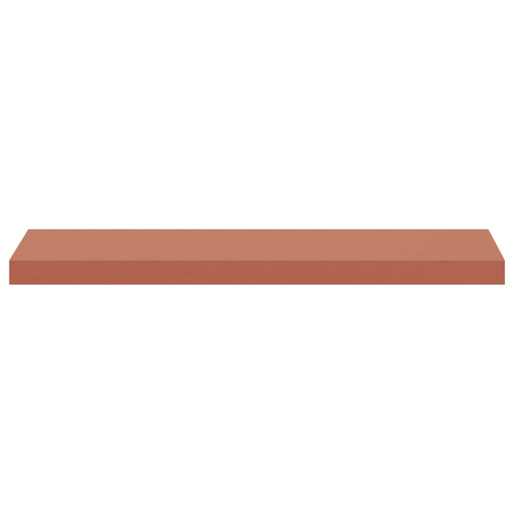 Produktbild för Vägg hylla 2 pcs Röd 80 x 23,5 x 4 cm Konstruerat trä