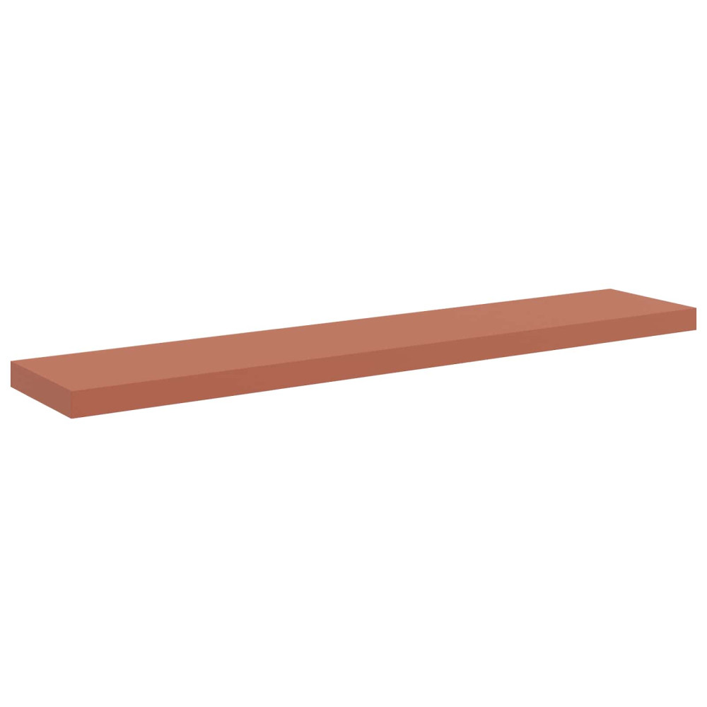Produktbild för Vägg hylla 2 pcs Röd 120 x 23,5 x 4 cm Konstruerat trä