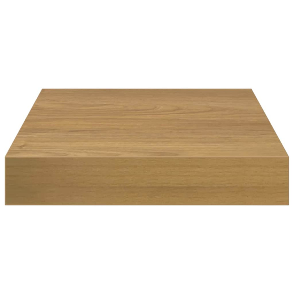 Produktbild för Vägg hylla 2 pcs Brun 23 x 23,5 x 4 cm Konstruerat trä