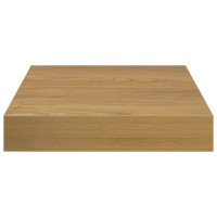 Produktbild för Vägg hylla 2 pcs Brun 23 x 23,5 x 4 cm Konstruerat trä