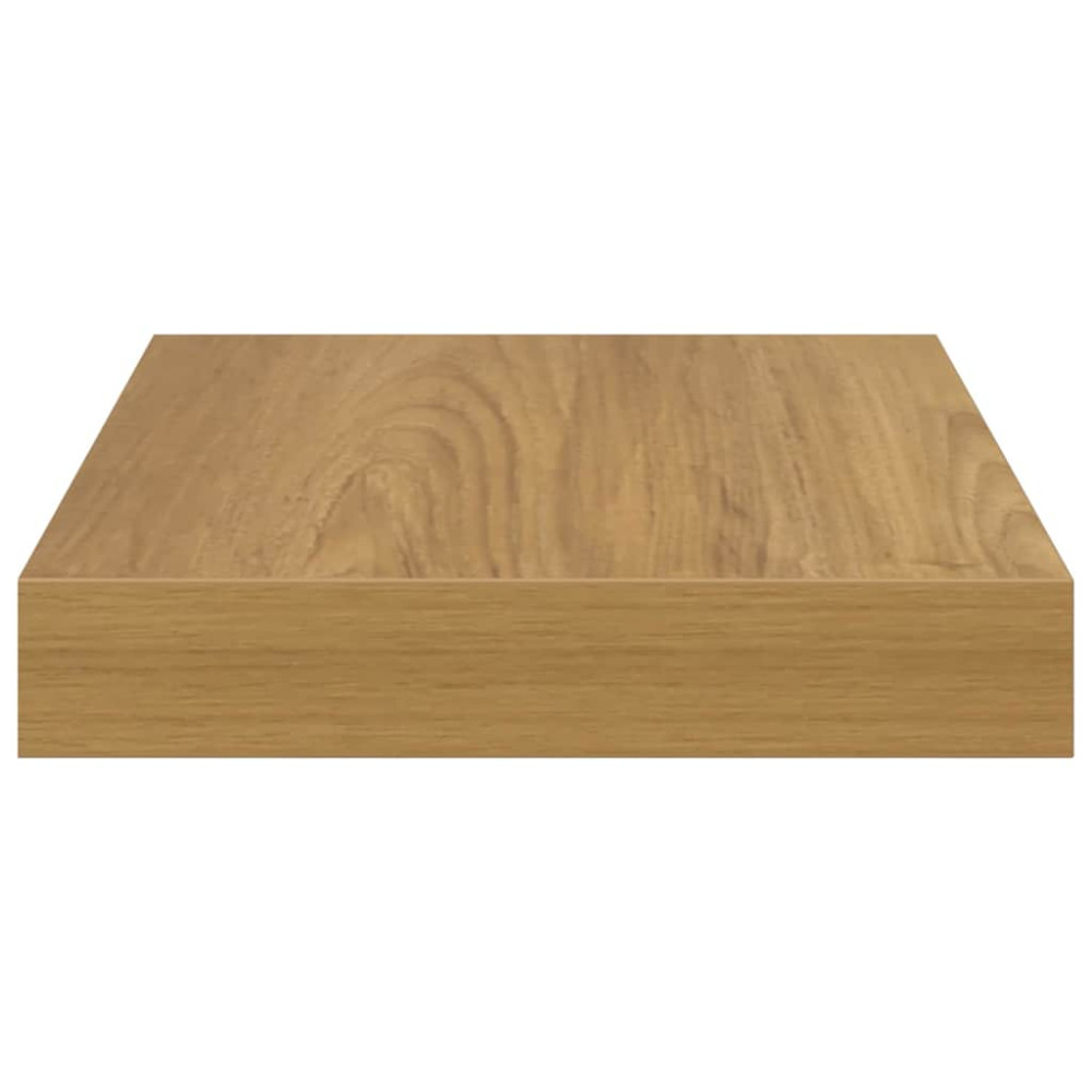 Produktbild för Vägg hylla 2 pcs Brun 23 x 23,5 x 4 cm Konstruerat trä