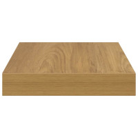 Produktbild för Vägg hylla 2 pcs Brun 23 x 23,5 x 4 cm Konstruerat trä