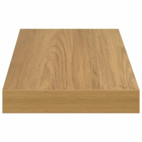 Produktbild för Vägg hylla 2 pcs Brun 50 x 23 x 4 cm Konstruerat trä
