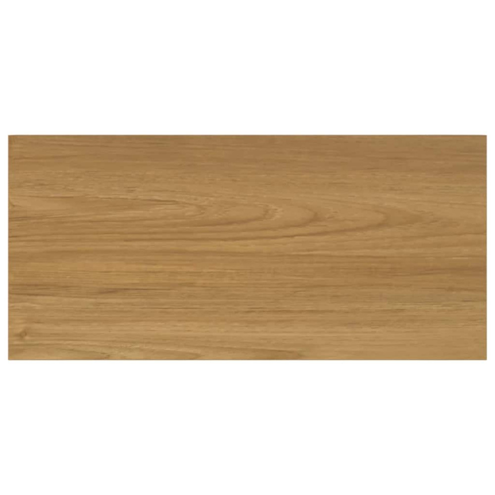 Produktbild för Vägg hylla 2 pcs Brun 50 x 23 x 4 cm Konstruerat trä