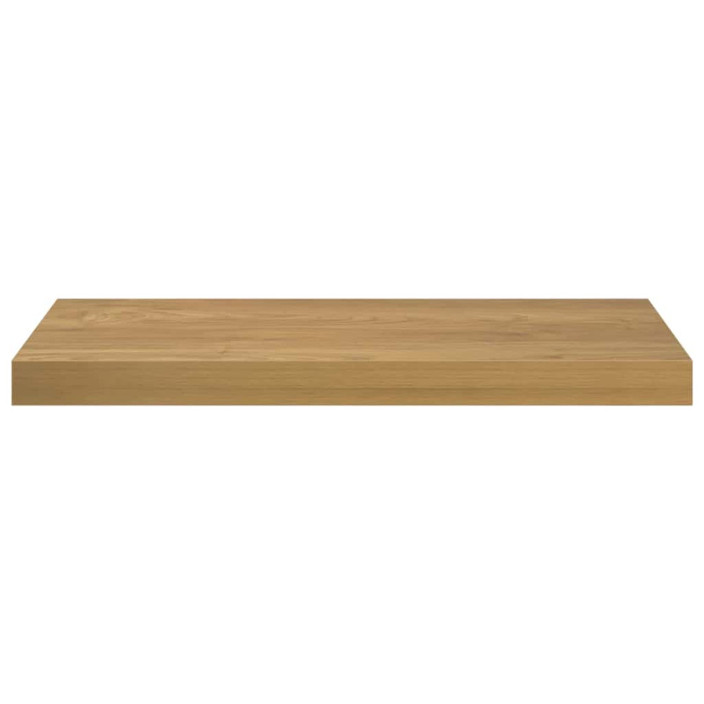Produktbild för Vägg hylla 2 pcs Brun 60 x 23 x 4 cm Konstruerat trä