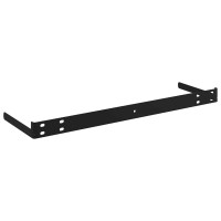 Produktbild för Vägg hylla 2 pcs Vit marmor 120 x 23,5 x 4 cm Konstruerat trä