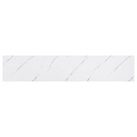 Produktbild för Vägg hylla 4 pcs Vit marmor 120 x 23,5 x 4 cm Konstruerat trä