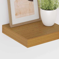 Produktbild för Vägg hylla 4 pcs Beige 23 x 23,5 x 4 cm Konstruerat trä