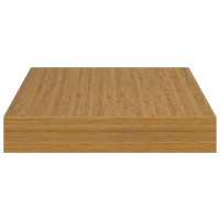 Produktbild för Vägg hylla 4 pcs Beige 23 x 23,5 x 4 cm Konstruerat trä