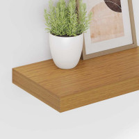 Produktbild för Vägg hylla 4 pcs Beige 40 x 23,5 x 4 cm Konstruerat trä