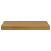 Produktbild för Vägg hylla 2 pcs Beige 50 x 23 x 4 cm Konstruerat trä