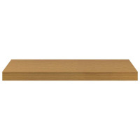 Produktbild för Vägg hylla 2 pcs Beige 60 x 23,5 x 4 cm Konstruerat trä