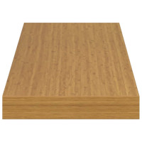 Produktbild för Vägg hylla 2 pcs Beige 60 x 23,5 x 4 cm Konstruerat trä