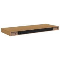 Produktbild för Vägg hylla 2 pcs Beige 60 x 23,5 x 4 cm Konstruerat trä