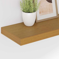 Produktbild för Vägg hylla 4 pcs Beige 60 x 23 x 4 cm Konstruerat trä