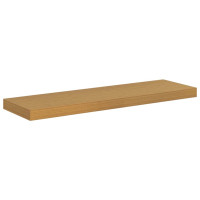 Produktbild för Vägg hylla Väggmonterad Beige 80 x 23,5 x 4 cm Konstruerat trä