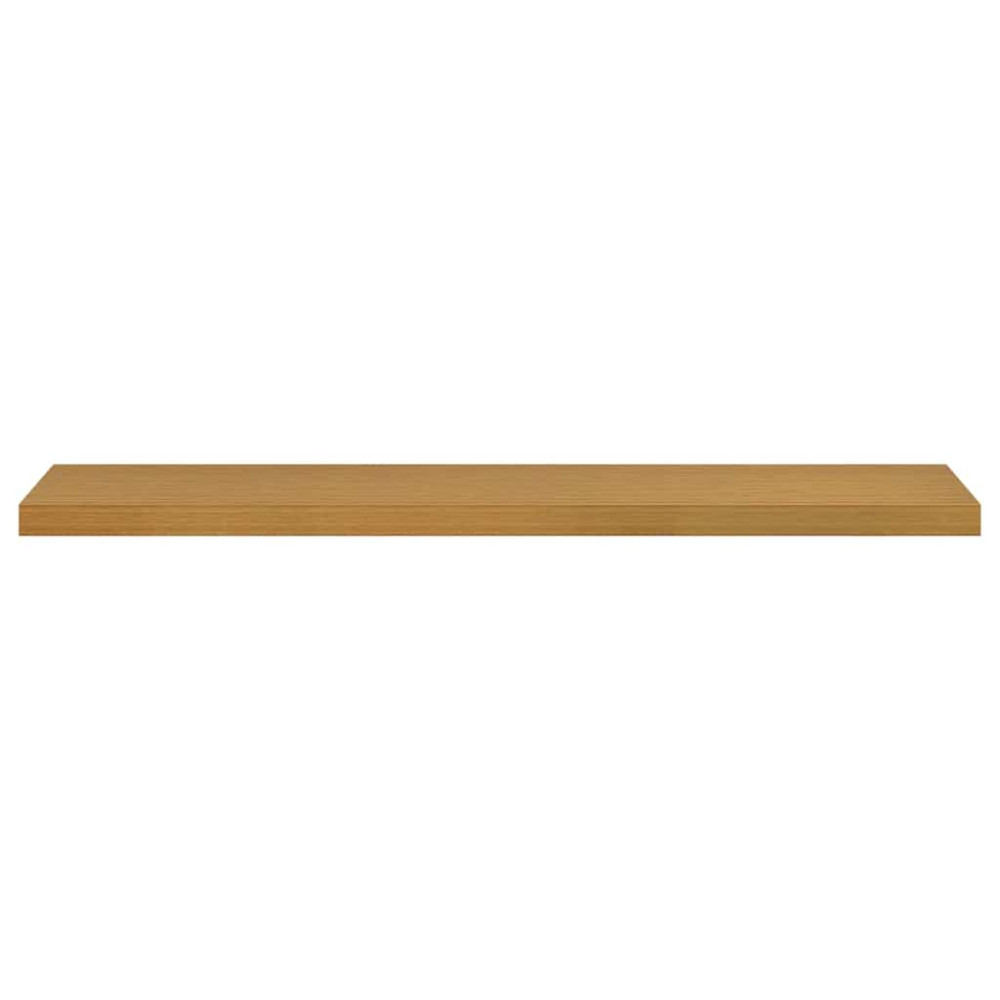 Produktbild för Vägg hylla 2 pcs Beige 120 x 23,5 x 4 cm Konstruerat trä