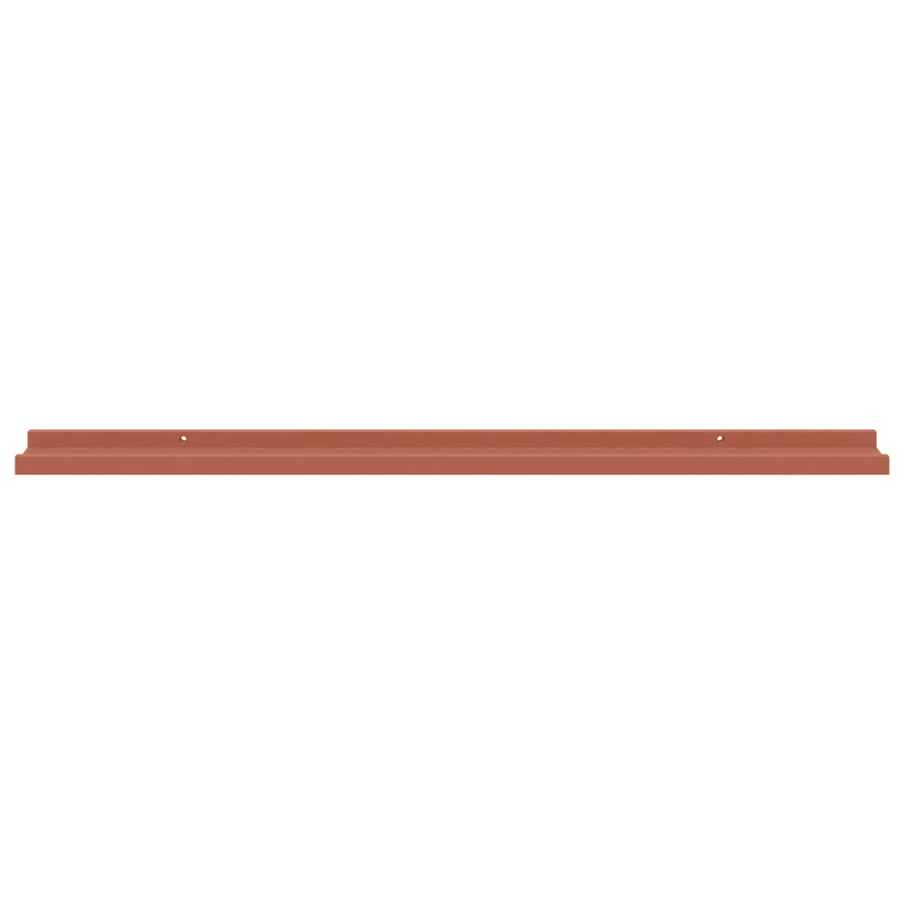 Produktbild för Vägg hylla med hylla 2 pcs Röd 100 x 9 x 3 cm Konstruerat trä