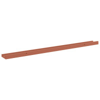 Produktbild för Vägg hylla med hylla 2 pcs Röd 100 x 9 x 3 cm Konstruerat trä