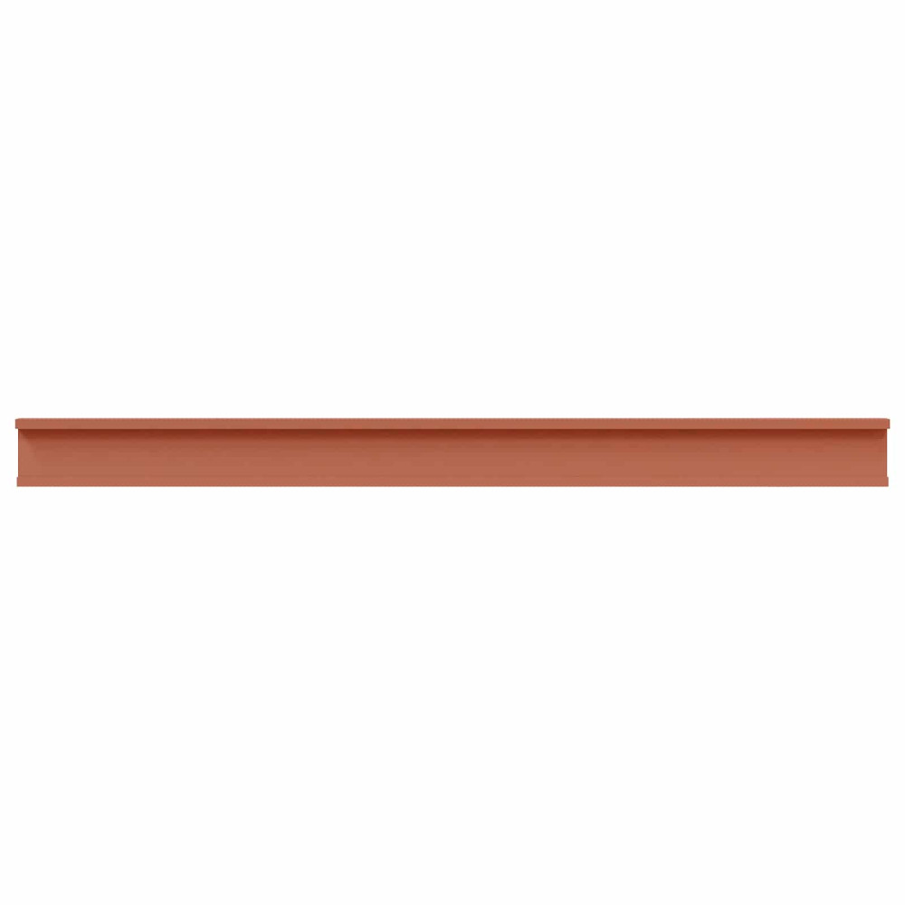 Produktbild för Vägg hylla med hylla 2 pcs Röd 115 x 9 x 3 cm Konstruerat trä