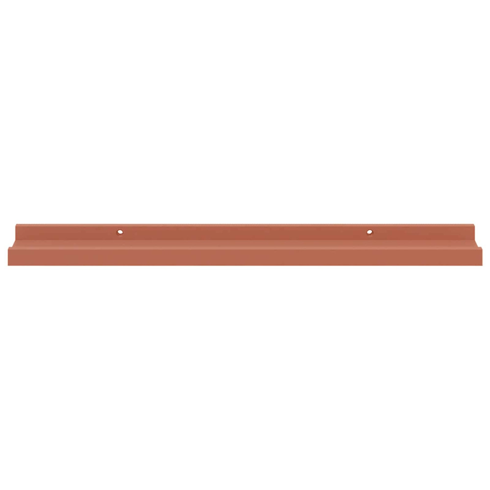 Produktbild för Vägg hylla med hylla 4 pcs Röd 60 x 9 x 3 cm Konstruerat trä