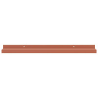 Produktbild för Vägg hylla med hylla 4 pcs Röd 60 x 9 x 3 cm Konstruerat trä