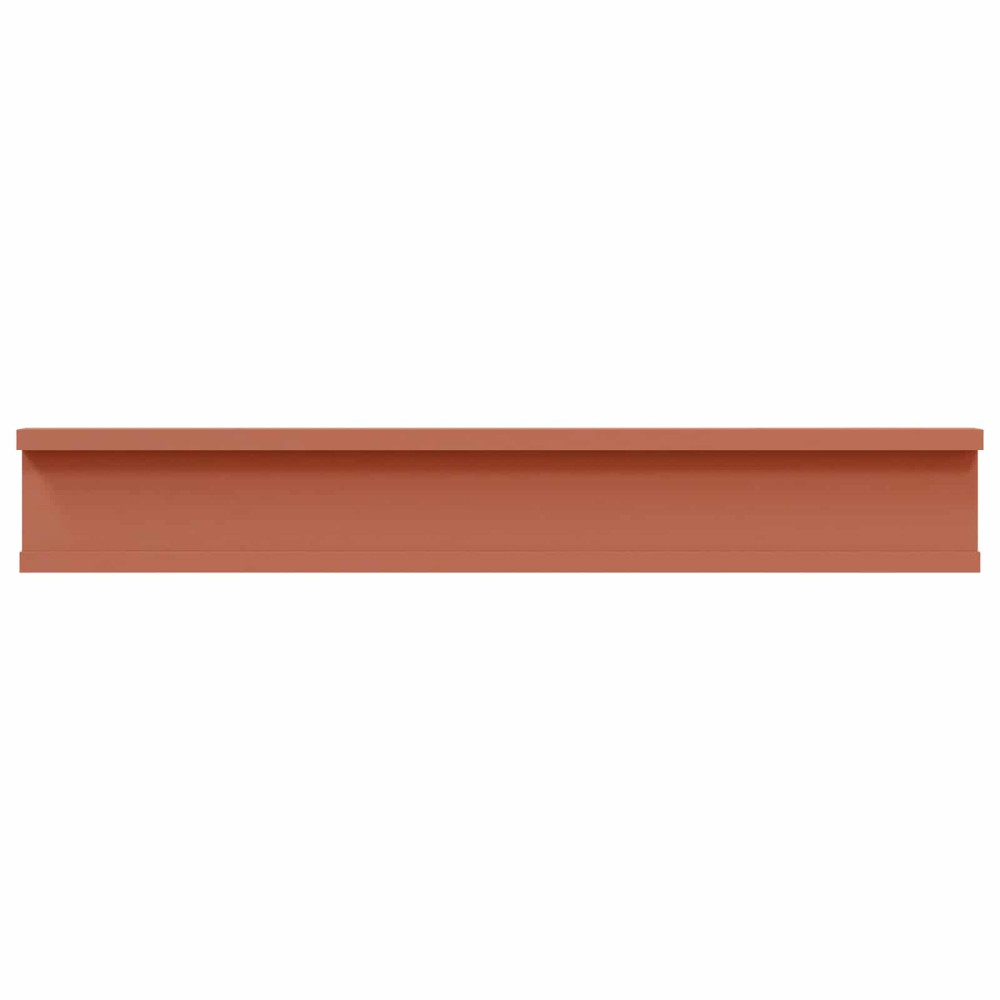 Produktbild för Vägg hylla med hylla 4 pcs Röd 60 x 9 x 3 cm Konstruerat trä