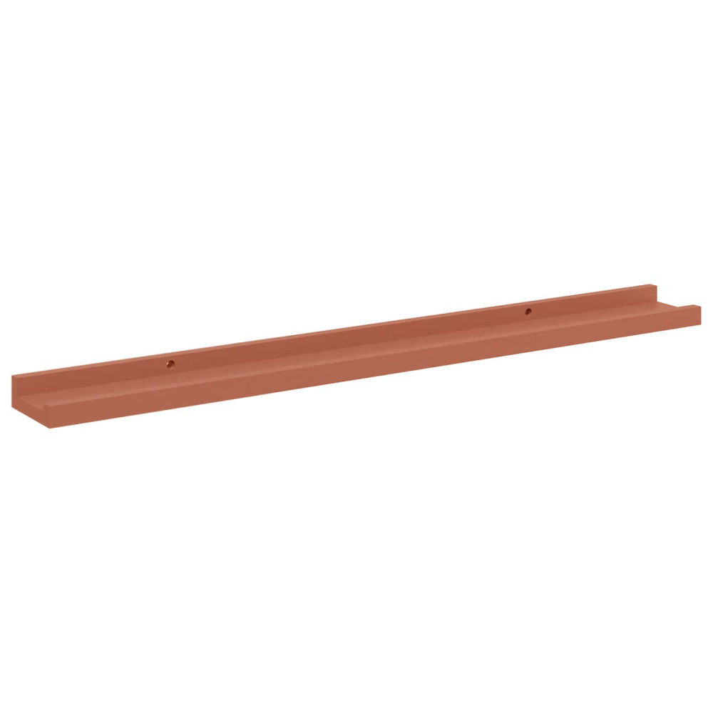 Produktbild för Vägg hylla med hylla 4 pcs Röd 80 x 9 x 3 cm Konstruerat trä
