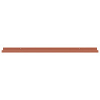 Produktbild för Vägg hylla med hylla 4 pcs Röd 100 x 9 x 3 cm Konstruerat trä