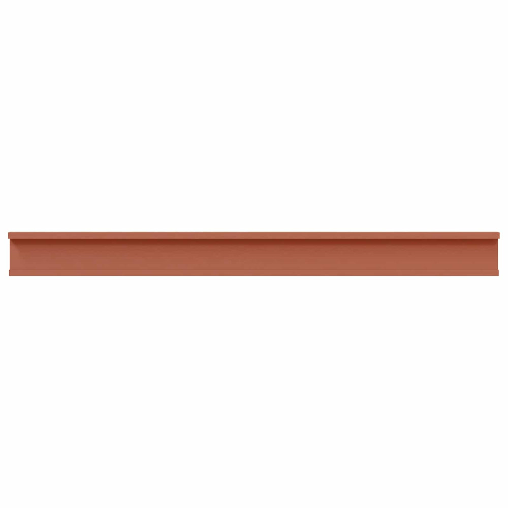 Produktbild för Vägg hylla med hylla 4 pcs Röd 100 x 9 x 3 cm Konstruerat trä