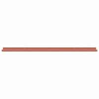 Produktbild för Vägg hylla med hylla 4 pcs Röd 115 x 9 x 3 cm Konstruerat trä
