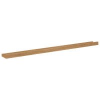 Produktbild för Vägg hylla med hylla 4 pcs Brun 100 x 9 x 3 cm Konstruerat trä