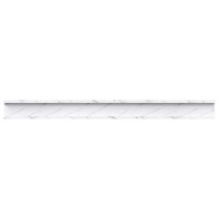 Produktbild för Vägg hylla 2 pcs Vit marmor 100 x 9 x 3 cm Konstruerat trä