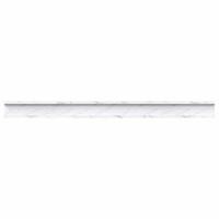 Produktbild för Vägg hylla 2 pcs Vit marmor 115 x 9 x 3 cm Konstruerat trä