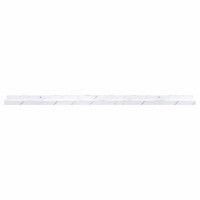 Produktbild för Vägg hylla 4 pcs Vit marmor 100 x 9 x 3 cm Konstruerat trä