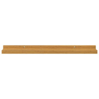 Produktbild för Vägg hylla med hylla 2 pcs Beige 60 x 9 x 3 cm Konstruerat trä