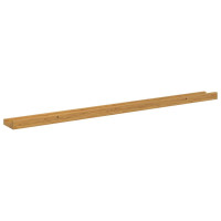 Produktbild för Vägg hylla med hylla 2 pcs Beige 100 x 9 x 3 cm Konstruerat trä