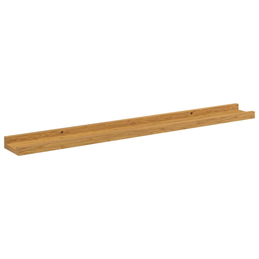 Produktbild för Vägg hylla med hylla 4 pcs Beige 80 x 9 x 3 cm Konstruerat trä