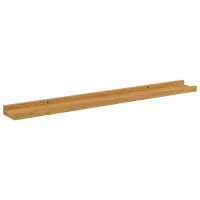 Produktbild för Vägg hylla med hylla 4 pcs Beige 80 x 9 x 3 cm Konstruerat trä