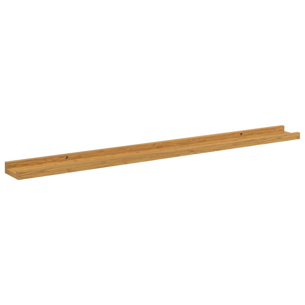 Produktbild för Vägg hylla med hylla 4 pcs Beige 100 x 9 x 3 cm Konstruerat trä