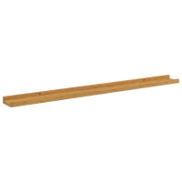 Produktbild för Vägg hylla med hylla 4 pcs Beige 100 x 9 x 3 cm Konstruerat trä