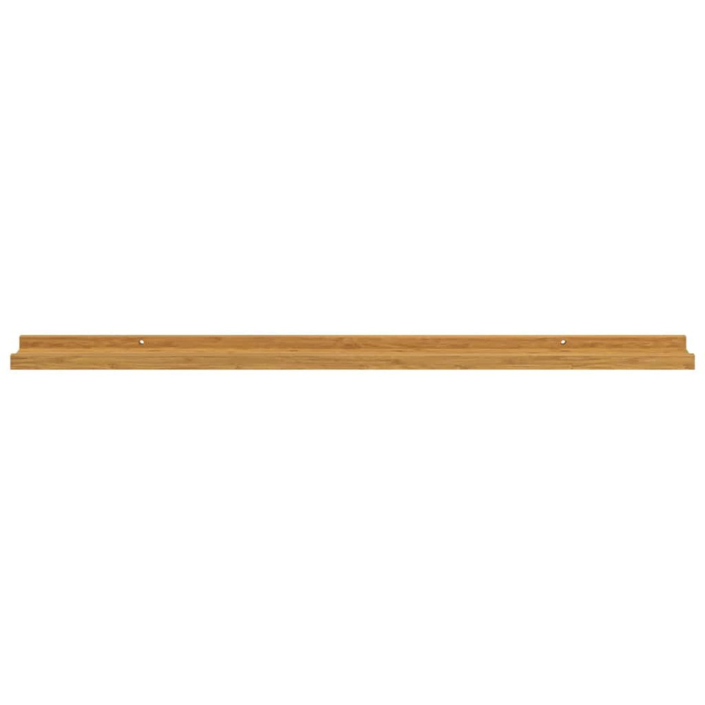 Produktbild för Vägg hylla med hylla 4 pcs Beige 100 x 9 x 3 cm Konstruerat trä